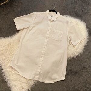 Old Navy Men's Casual White Button Down Shirt